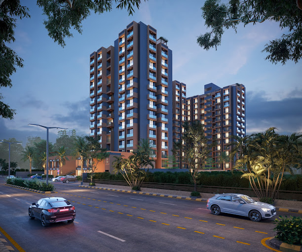 3 BHK 1611 Sq.Ft. Residential Flat / Apartment for Sell in Sargasan Gandhinagar - Media 21