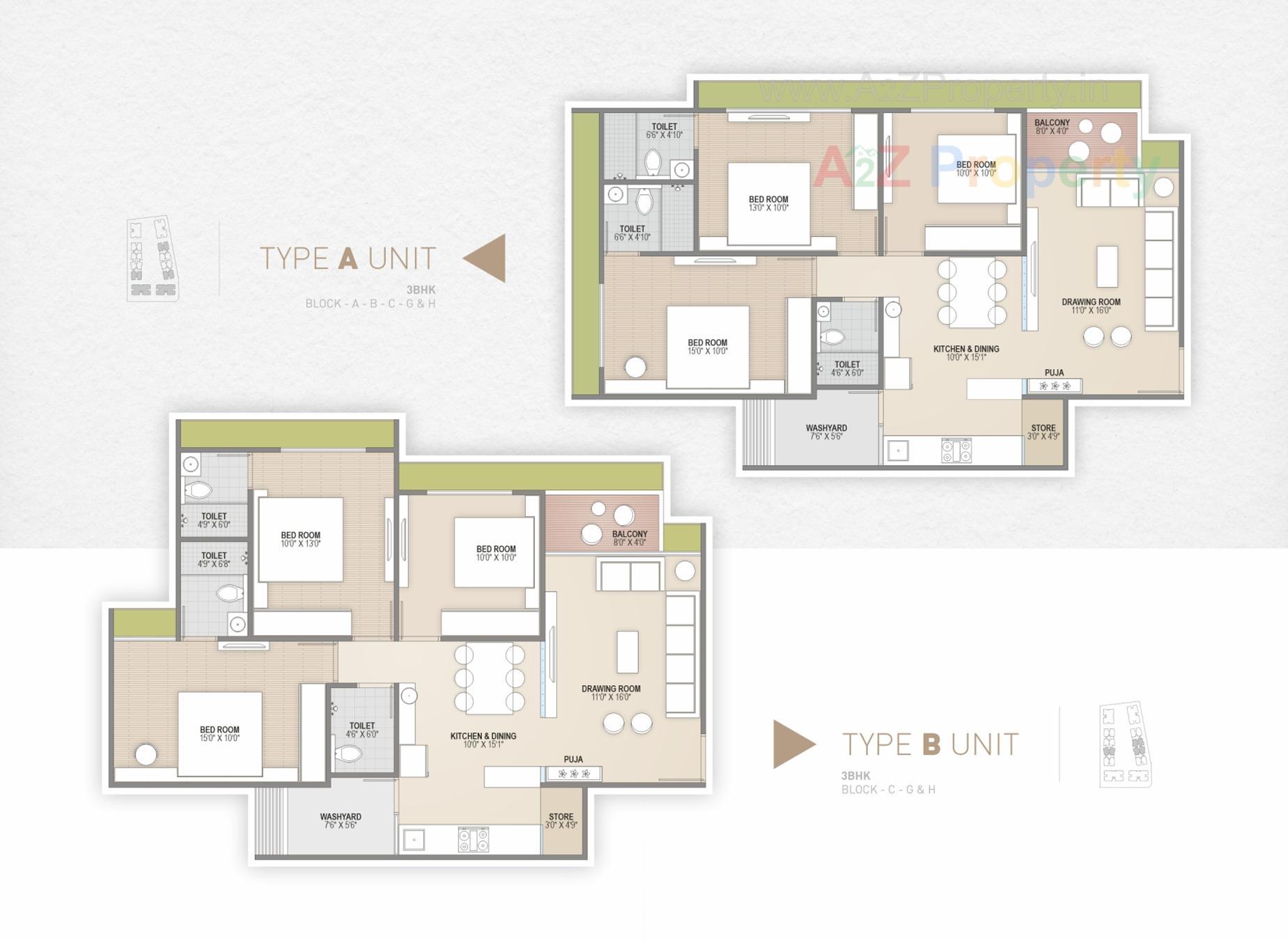 3 BHK 1683 Sq.Ft. Residential Flat / Apartment for Sell in Ognaj Ahmedabad - Media 5